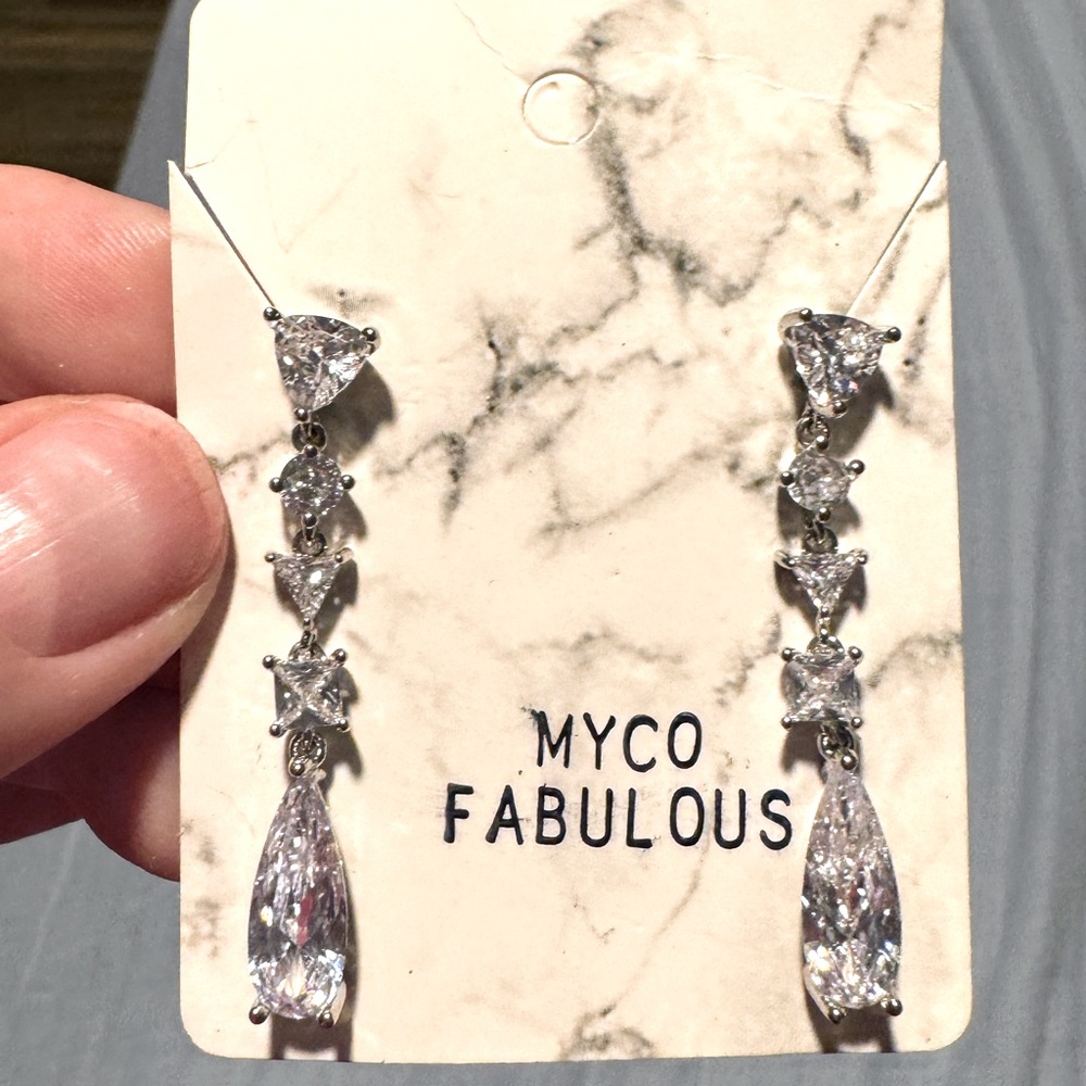 Costume CZ Dangle Earings